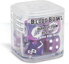 Blood Bowl Dark Elf Team Dice Set